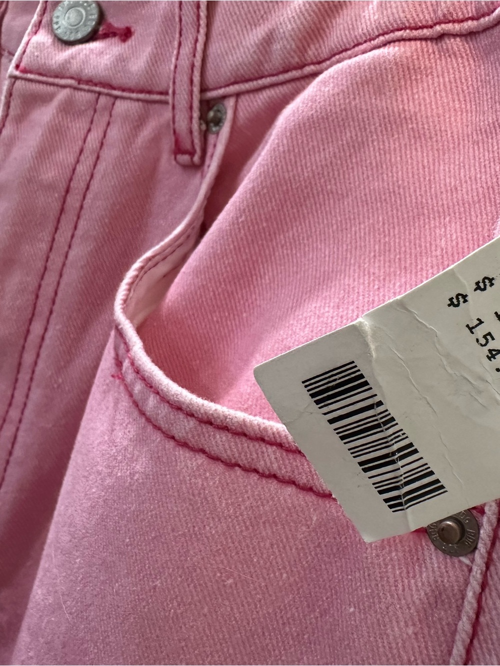 Urban Outfitters BDG Pink Ombre Wide-Leg Jeans - Picture 5 of 5
